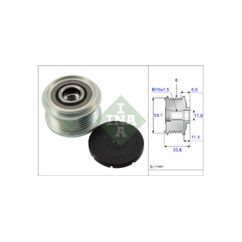 Image for Over-Running Alternator Pulley