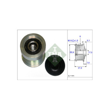 Image for Over-Running Alternator Pulley