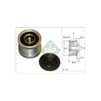 Image for Over-Running Alternator Pulley